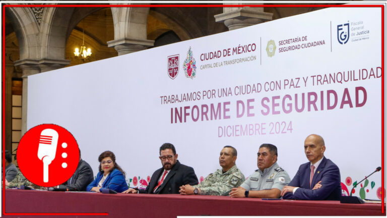 Presentan resultados positivos en seguridad tras 2 meses de gobierno de Clara Brugada en la CDMX