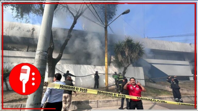 Fiscalía General de Justicia de la CDMX, investiga incendio en sus instalaciones de la alcaldía Gustavo A. Madero