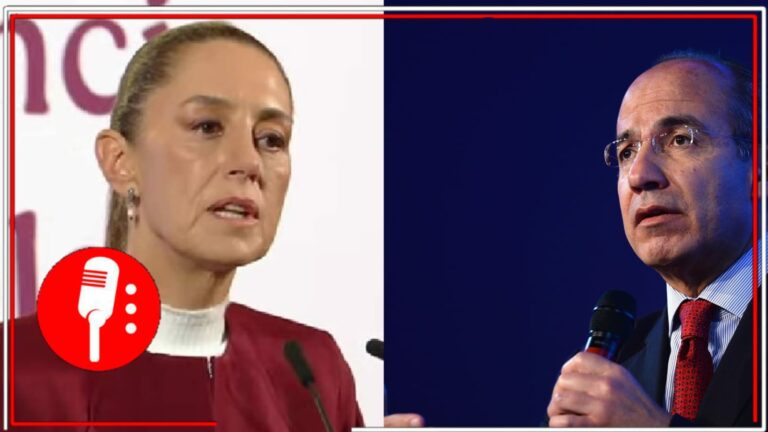 Claudia Sheinbaum responde a Felipe Calderón tras su participación en foro ultraderechista en Madrid
