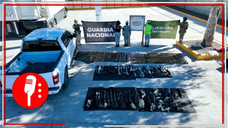 Y sigue el tráfico de Armas de EE.UU. a México: Aduana de Sonoyta incauta cargamento de armamento procedente de Phoenix, Arizona
