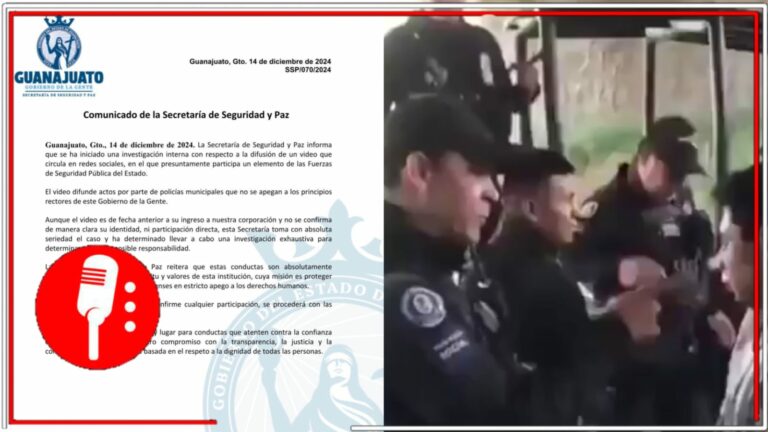 Cesan a comisario de la policía estatal de Guanajuato por abuso de autoridad cometido en Celaya