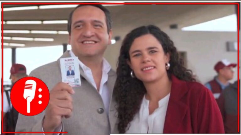 Luisa Alcalde y Andrés López Beltrán presentaron la nueva credencial para militantes de Morena