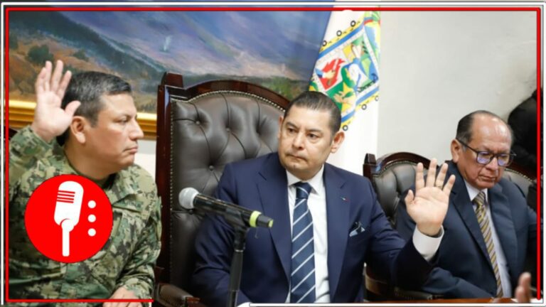 Alejandro Armenta toma protesta a Humberto Eloy Aguilar Viveros como secretario del Consejo Estatal de Coordinación del Sistema Nacional de Seguridad Pública