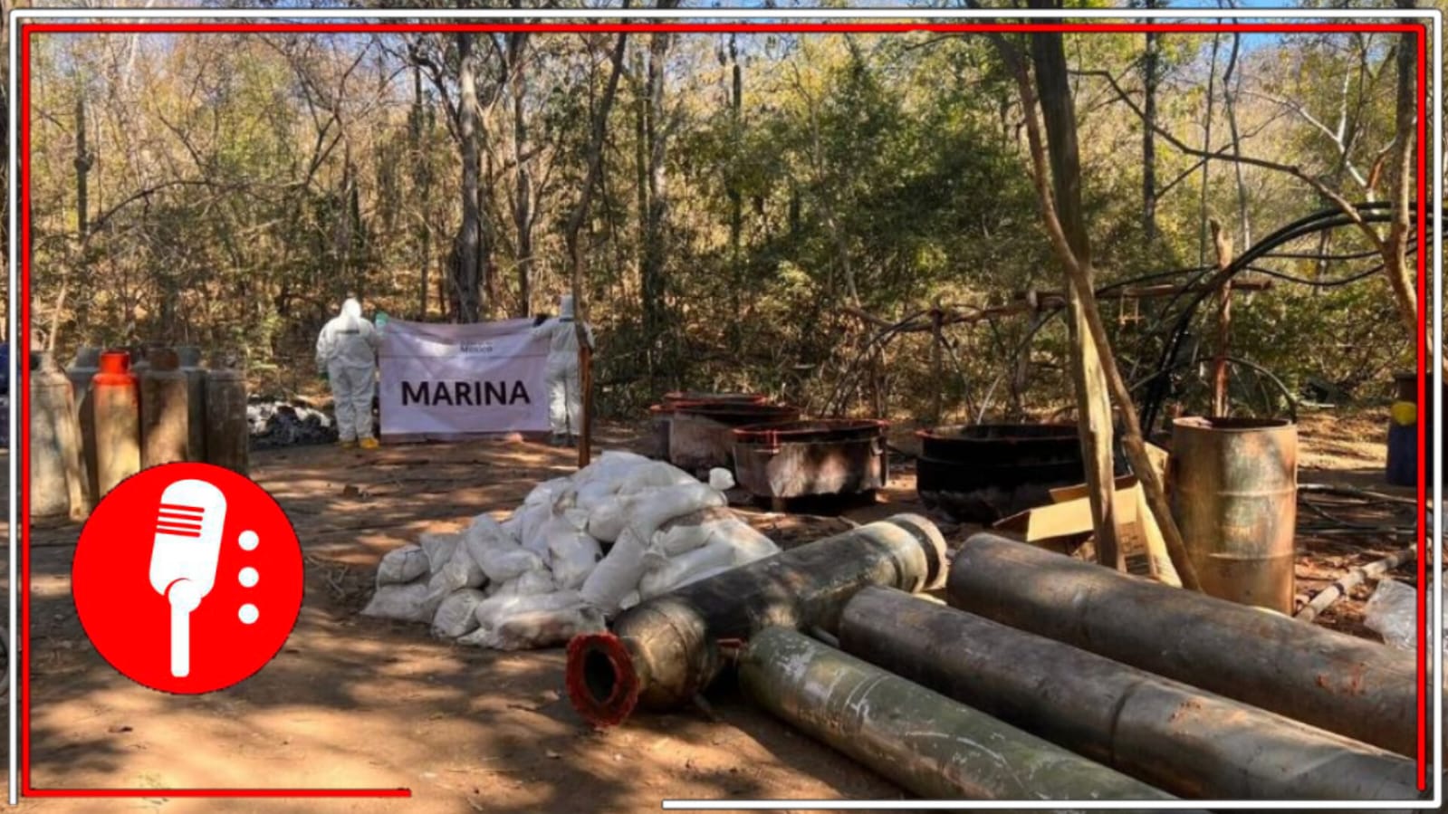 Destruye Marina narcolaboratorio en Sinaloa presuntamente de Los Mayos: calculan que este golpe le costará 2 MDD al crimen organizado