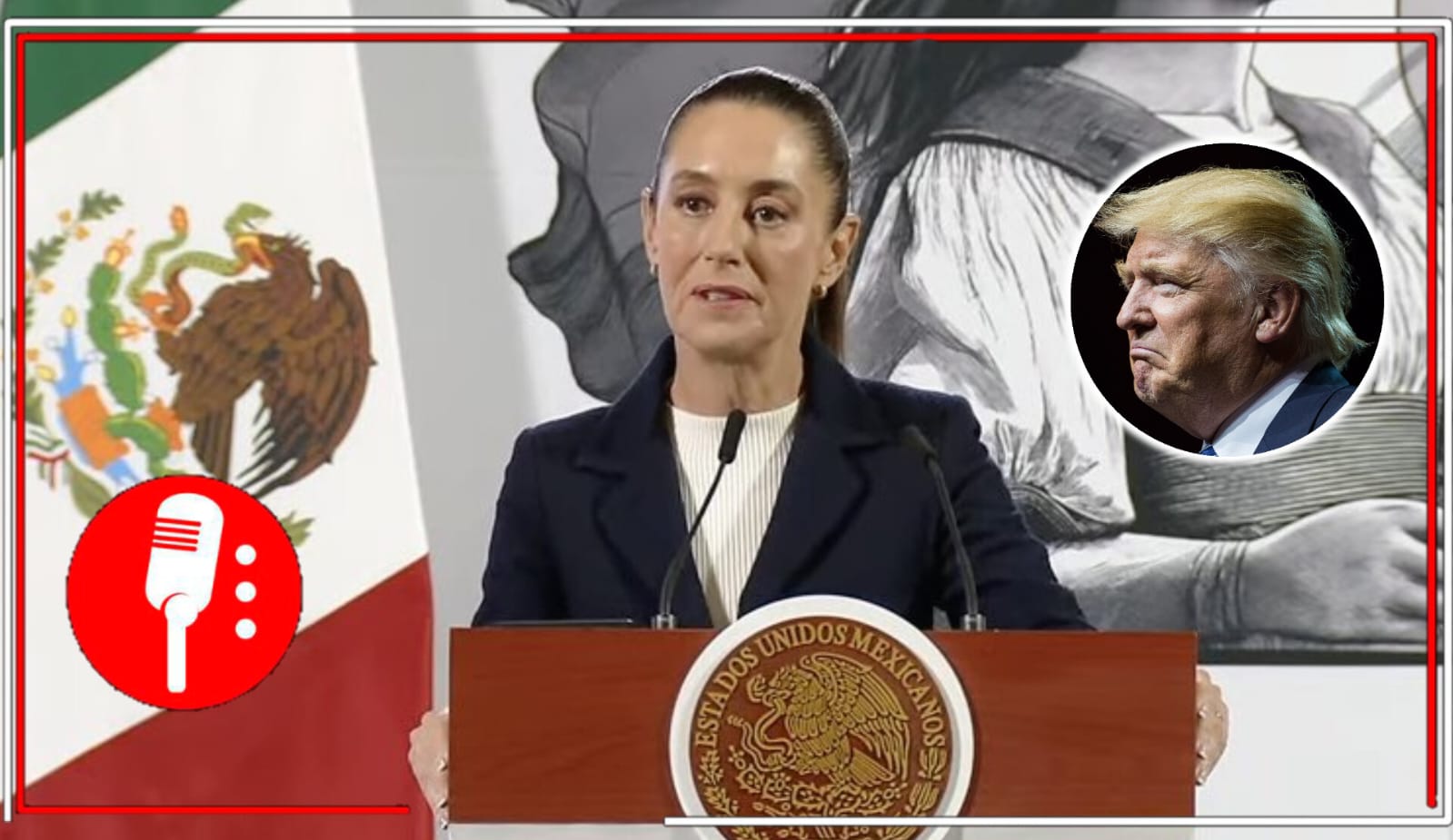Sheinbaum descarta intervención de Trump en México y menciona que habrá una relación de respetó; cuestionó que los conservadores se froten las manos con la idea de una invasión