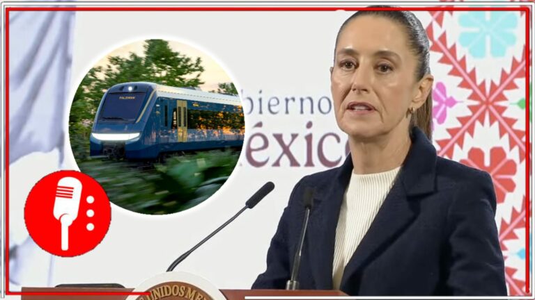 La Presidenta Sheinbaum adelanta que en enero se reunirá con comunidades que dieron su aprobación al proyecto del Tren Maya por sus comunidades