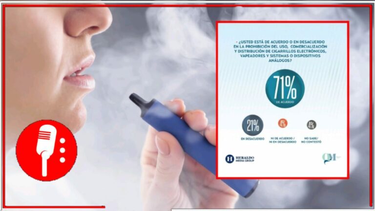 El Pueblo de México está de acuerdo en prohibir el uso de vapeadores, un riesgo para la salud