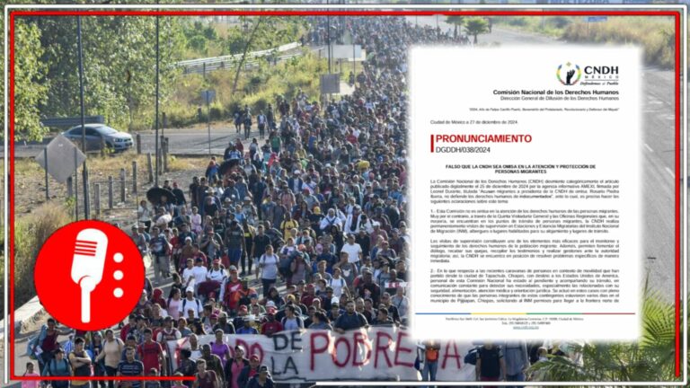 La CNDH desmiente falta de atención a desplazados que transitan por México: detalla que han atendido a más de 419 mil personas en contexto de migración