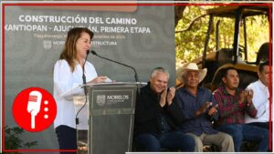 La gobernadora Margarita González Saravia inició construcción del camino Xantiopan-Ajuchitlán, parte del Circuito Tierra y Libertad en Morelos