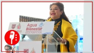 Clara Brugada Presenta la primera potabilizadora de Agua Bienestar, una medida de apoyo a la par que se mejora la distribución del vital liquido en la capital