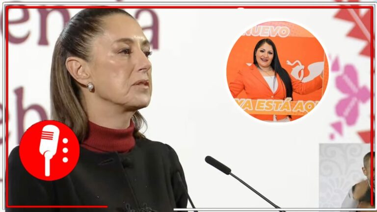 La Presidenta Sheinbaum condena apología de la violencia y al narco durante evento de la alcaldesa emecista de Coalcomán, Michoacán