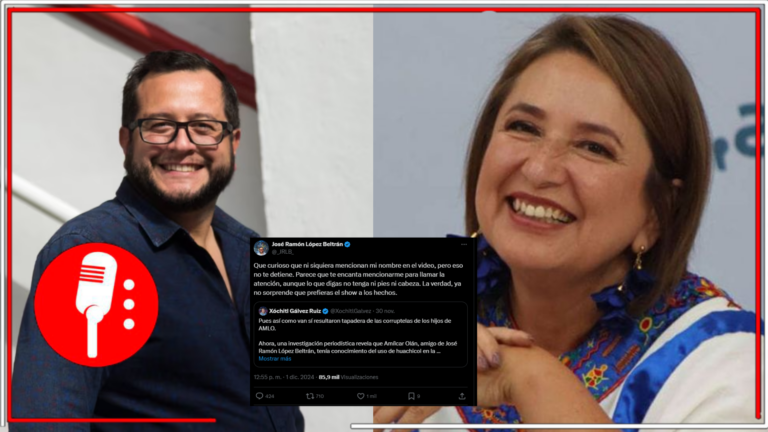 José Ramón López Beltrán responde a acusaciones sin sustento de Xóchitl Gálvez sobre el Tren Maya