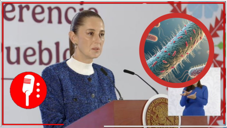 Sheinbaum lamenta fallecimiento de 13 menores en el Estado de México presuntamente a causa de una bacteria; asegura atención prioritaria al caso