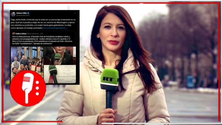 La periodista Helena Villar pone en su lugar a Dolia Estévez, quien cuestionó su galardón otorgado por el Club de Periodistas de México