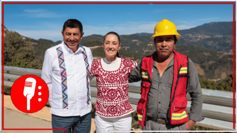 Claudia Sheinbaum supervisa avance de la carretera Mitla-Tehuantepec II, en Oaxaca, recuperando una obra fundamental abandonada por el neoliberalismo