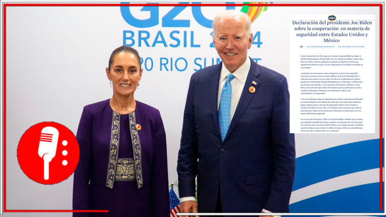 Reconoce Joe Biden la labor de la Presidenta Sheinbaum tras el histórico decomiso de 1.5 toneladas de fentanilo en Sinaloa