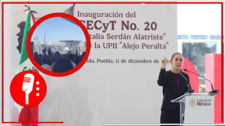 Sheinbaum y Céspedes inauguran el CECyT No. 20 en Puebla, obra clave para la educación técnica en México