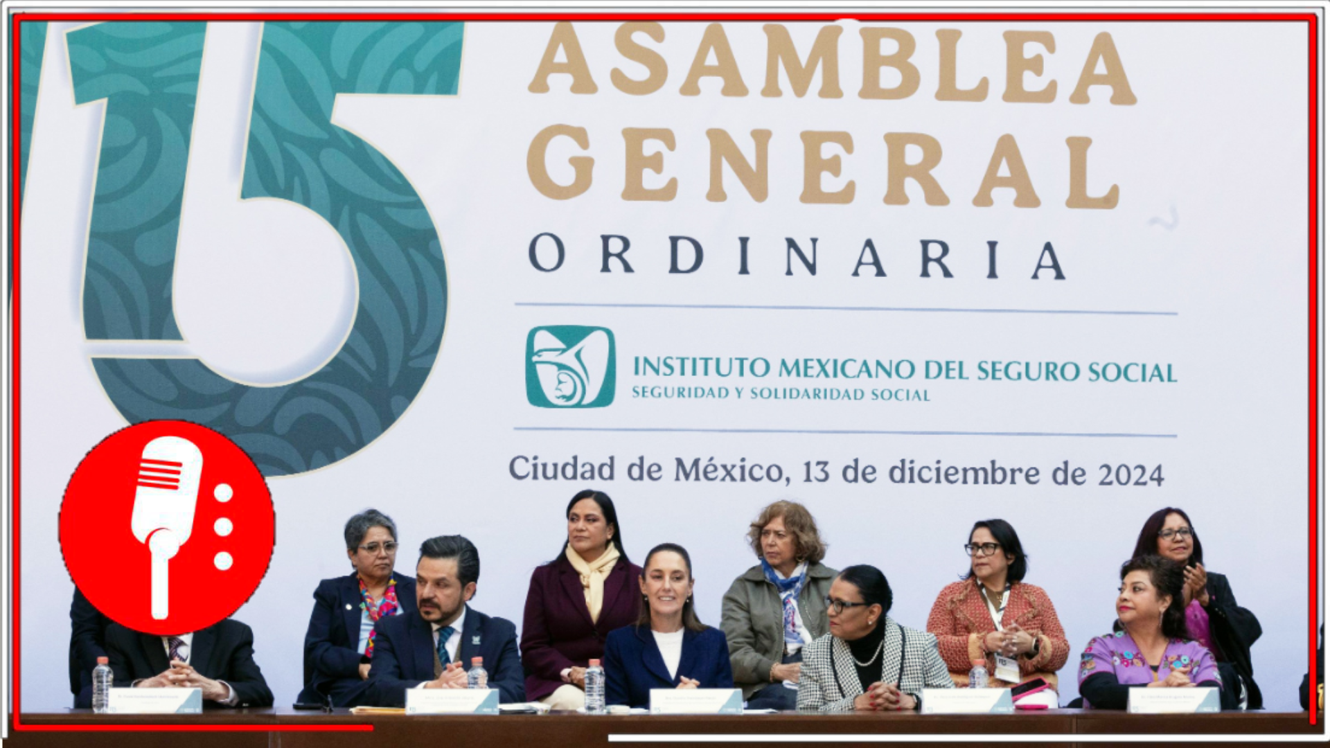 Claudia Sheinbaum encabeza la 115 Asamblea General Ordinaria del IMSS y anuncia avances en salud y seguridad social
