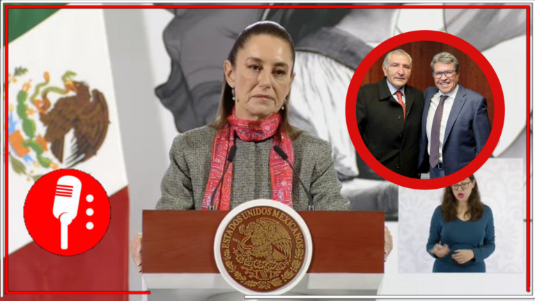 Claudia Sheinbaum señala que las diferencias entre Monreal y Adán Augusto se arreglarán, ya que ambos comprenden la importancia de la unidad en la 4T