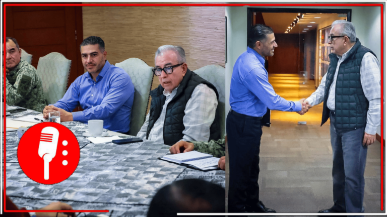 García Harfuch y Rocha Moya encabezan Mesa de Coordinación Estatal para la Construcción de la Paz en Sinaloa; acuerdan reforzar operativos en la entidad