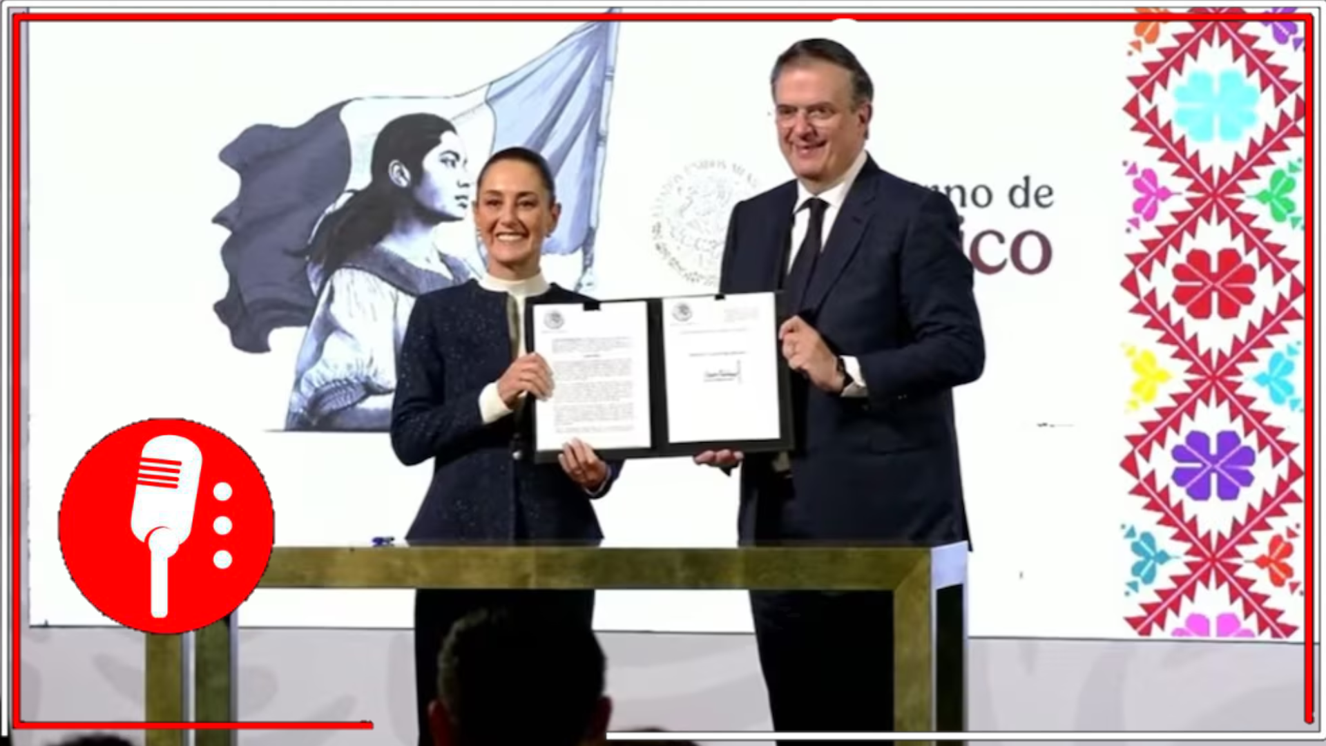 Claudia Sheinbaum y Marcelo Ebrard firman decreto para fortalecer la industria textil con nuevo aumento del 35% en aranceles