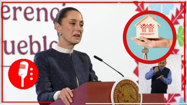 Claudia Sheinbaum anuncia acciones legales contra corrupción en el Infonavit y reafirma su compromiso con la protección de los trabajadores