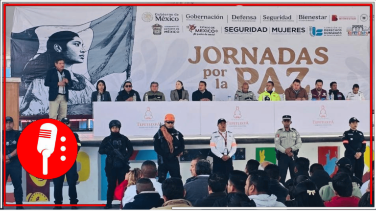 El Estado de México se suma a las “Jornadas por la Paz” con acciones en 32 municipios
