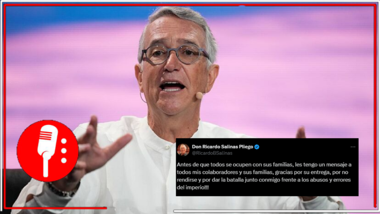 En pleno 24 de diciembre, Ricardo Salinas Pliego continúa con su pataleta en contra de la 4T