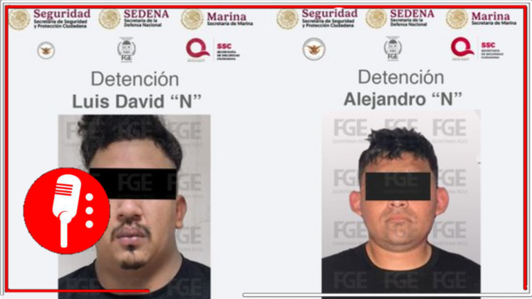 Capturan a presuntos responsables de doble homicidio en Benito Juárez, Cancún