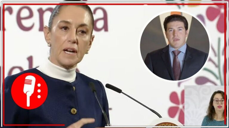 Le tiene que resolver la Presidenta: Claudia Sheinbaum hace un llamado a Samuel García y a la Fiscalía de N.L. a coordinarse