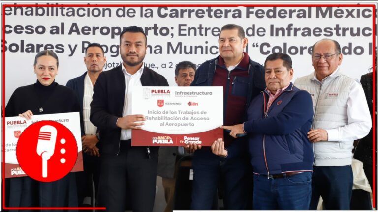 Armenta no permitirá que por intereses personales o políticos se frenen obras de infraestructura en Puebla