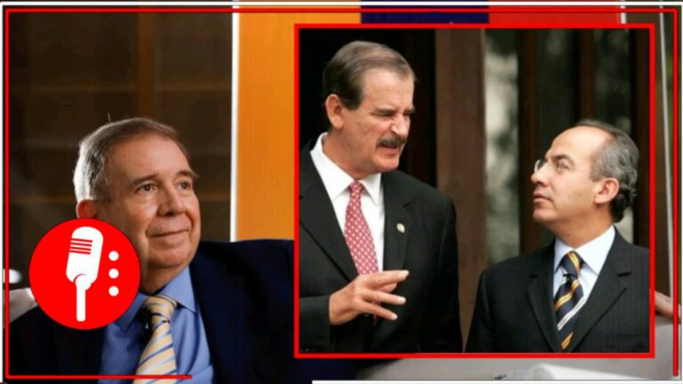 El espurio Calderón y Fox se unirán al cortejo que acompañará a Edmundo González Urrutia en su intentona por usurpar el poder en Venezuela