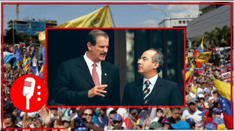 Declararán personas non gratas en Venezuela a los conservadores mexicanos Vicente Fox y Felipe Calderón