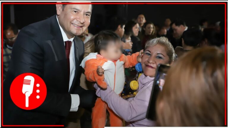 Gobernador de Puebla, Alejandro Armenta, celebra Día de Reyes con más de 6 mil niños