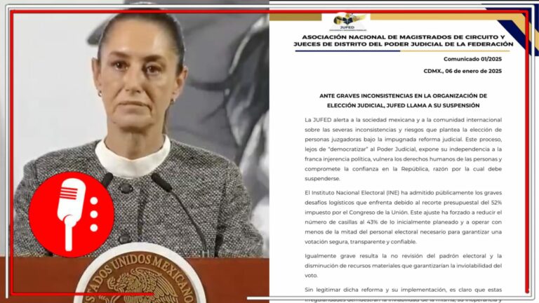 Con sus últimas fuerzas, la Jufed exige suspender la elección judicial bajo los mismos argumentos que nos funcionaron todo el año pasado