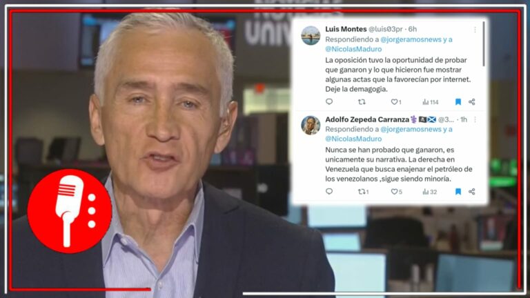 Tras episodios de violencia en EE.UU., Jorge Ramos reaparece, para entrometerse en los asuntos de Venezuela; en redes tunden al injerencista comunicador de la derecha