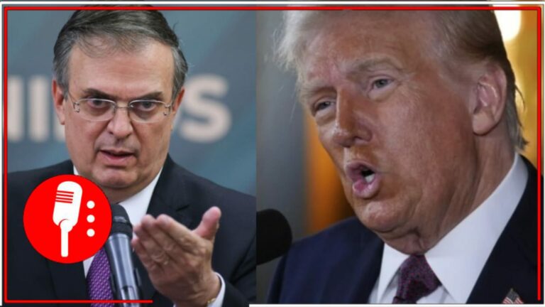 Ebrard contesta duro y directo a los comentarios de Donald Trump