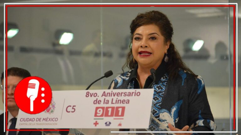 Clara Brugada entrega reconocimientos e incentivos a las y los operadores de la línea de emergencia 911 del C5 de la CDMX