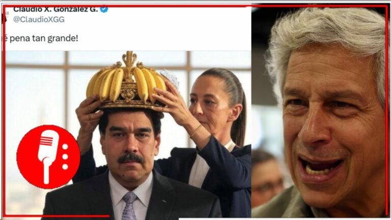 Tras publicar meme atacando a la Presidenta Sheinbaum, le llueven críticas a Claudio X González
