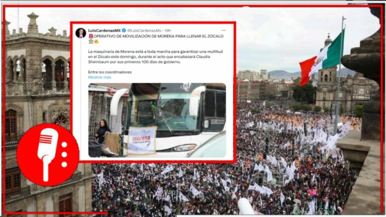 Exhiben envidia del comentócrata conservador Luis Cárdenas y toda la oposición moralmente derrotada tras evento masivo de la Presidenta Sheinbaum