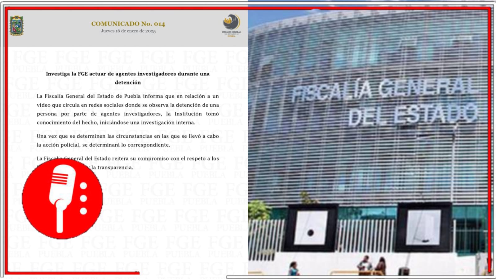 Fiscalía de Puebla investiga a los agentes que detuvieron con violencia a ciudadano tras “haberlo confundido” con un presunto criminal con orden de aprehensión