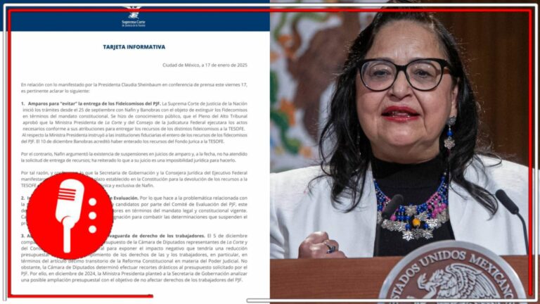 La corrupción siempre tiene pretextos: Norma Piña y sus secuaces tratan de justificar sus constantes sabotajes contra la elección judicial