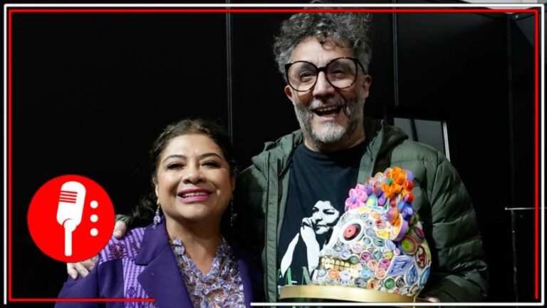 Clara Brugada se reúne con Fito Páez previo a su concierto gratuito en el Zócalo de la CDMX
