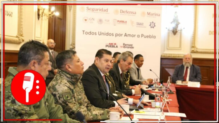 Armenta ve por la paz de Puebla: destaca coordinación de los tres órdenes de gobierno y las FF.AA. por la seguridad del pueblo