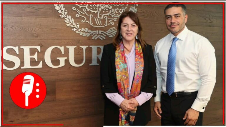 La gobernadora de Morelos, Margarita Gonzáles Saravia, se reunió con el secretario de Seguridad y Protección Ciudadana, Omar García Harfuch