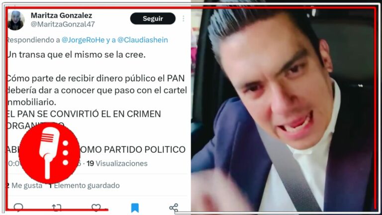 Jorge Romero trata de responder a la Presidenta, pero el pueblo lo tunde antes de que vuelvan a burlarse de él en Palacio Nacional