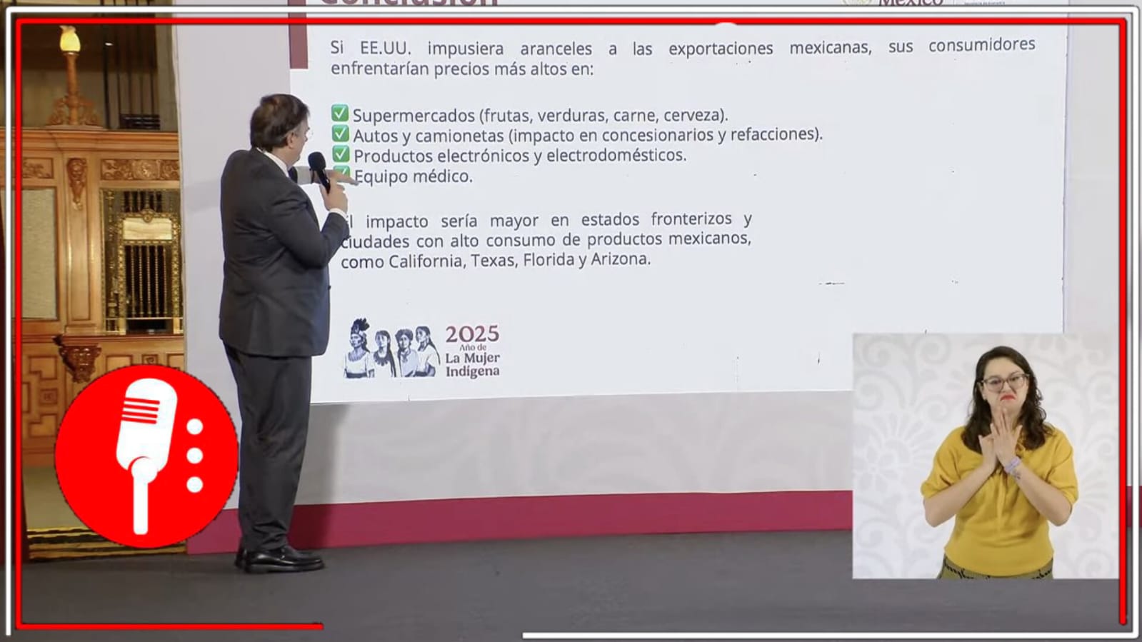 Ebrard advierte que aranceles de EE.UU. afectarían a millones de familias estadounidenses