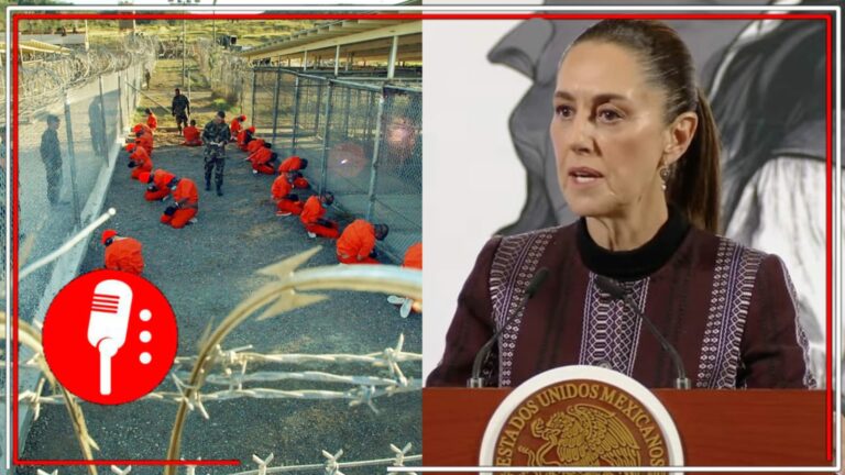 Sheinbaum rechaza que EE.UU. envíe migrantes a Guantánamo: “No estamos de acuerdo con el trato como criminales”