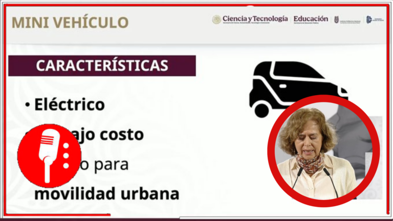 Rosaura Ruiz presenta Olinia, la primera armadora nacional de mini vehículos eléctricos