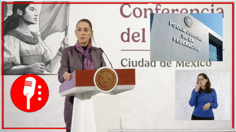 Claudia Sheinbaum exige reintegro de más de 21 mil millones de pesos del Poder Judicial a la Tesorería Federal